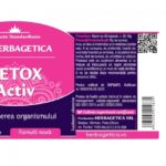 Detox Activ - 60 capsule - Herbagetica - imagine 3