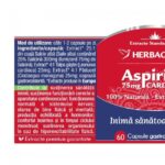 Aspirina Naturala Cardio Prim - 60 capsule - Herbagetica - imagine 2