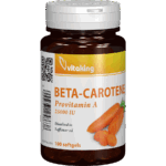 Beta Caroten Natural 25000 Ui 100 Capsule Gelatinoase