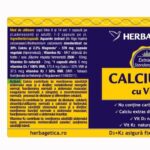 Calciu+D3+Vitamina K2 - 30 capsule - Herbagetica - imagine 3