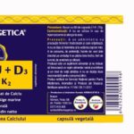 Calciu+D3+Vitamina K2 - 30 capsule - Herbagetica - imagine 2