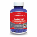 Cărbune Medicinal Activat - 120 capsule - Herbagetica