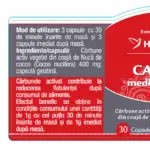 Cărbune Medicinal Activat - 30 capsule - Herbagetica - imagine 2