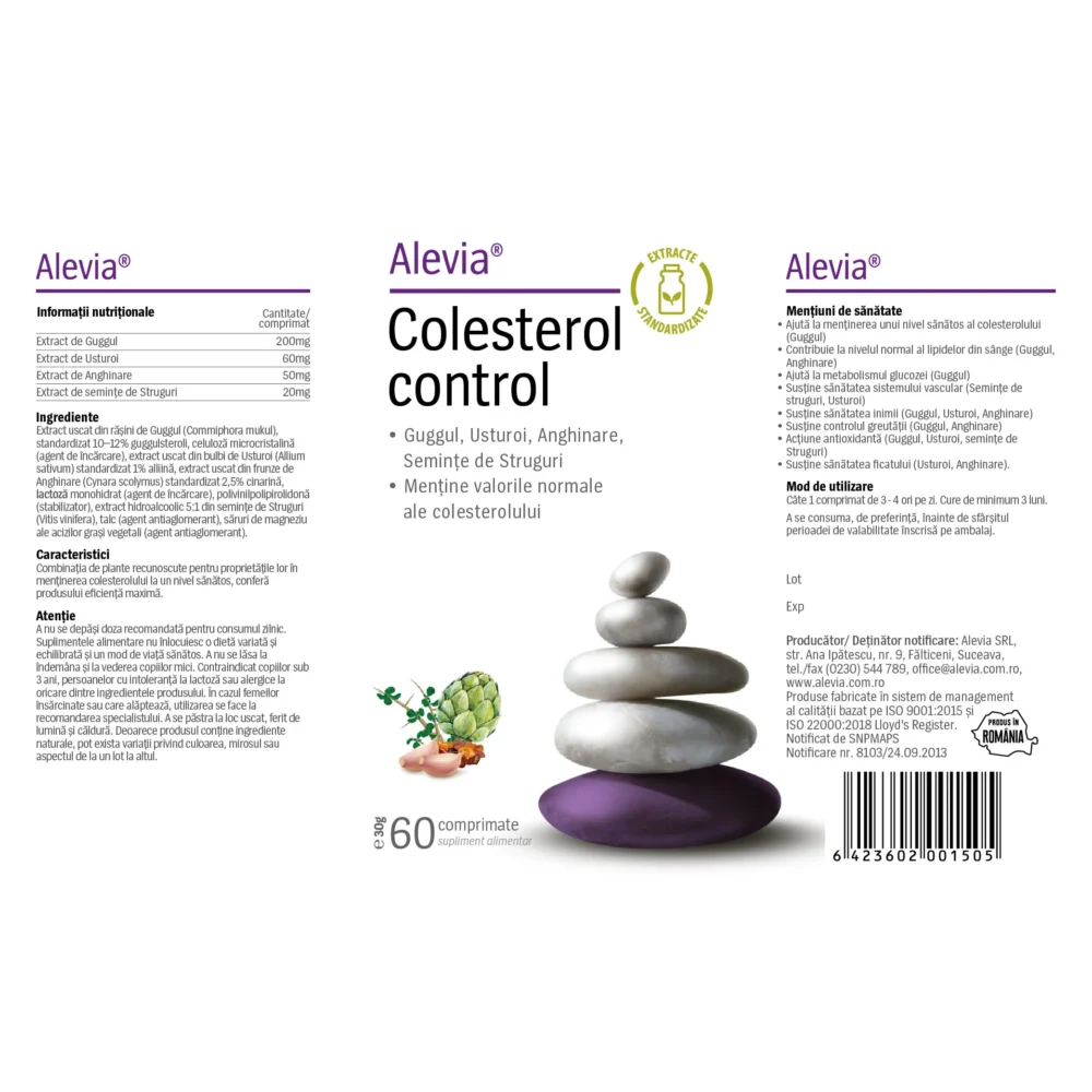 Colesterol Control 60cp Alevia