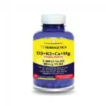 Complex Natural D3+K2+CA+MG - 120 capsule - Herbagetica