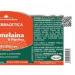 Bromaleină & Papaină - 30 capsule - Herbagetica - imagine 3