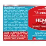 Hemato Detox - 120 capsule - Herbagetica - imagine 2