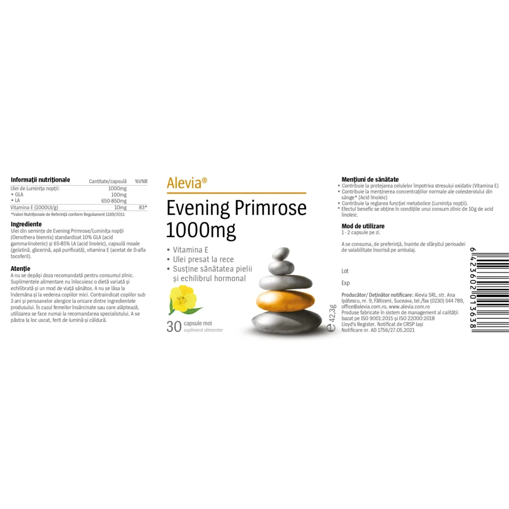 Evening Primrose 30cps Alevia