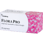 Flora Pro Comprimate Masticabile Cu Bacterii Benefice 60 Comprimate