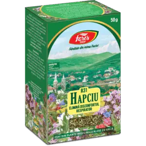 Hapciu Elimină disconfortul respirator, ceai la pungă - Fares