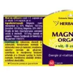 Magneziu Organic - 60 capsule - Herbagetica - imagine 2