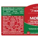 Moringa - 60 capsule - Herbagetica - imagine 2