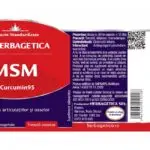 MSM - 60 capsule - Herbagetica - imagine 3