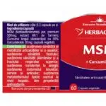 MSM - 60 capsule - Herbagetica - imagine 2