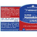 Super Nattokinase 2.750 FU - 60 capsule - Herbagetica - imagine 2