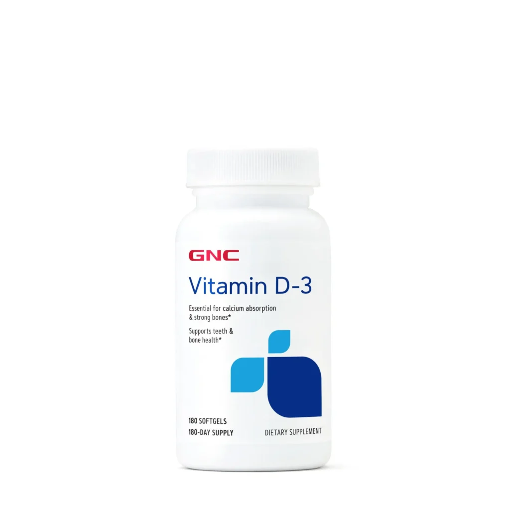 Netavit145423 Gnc Vitamin D 3 Bottle