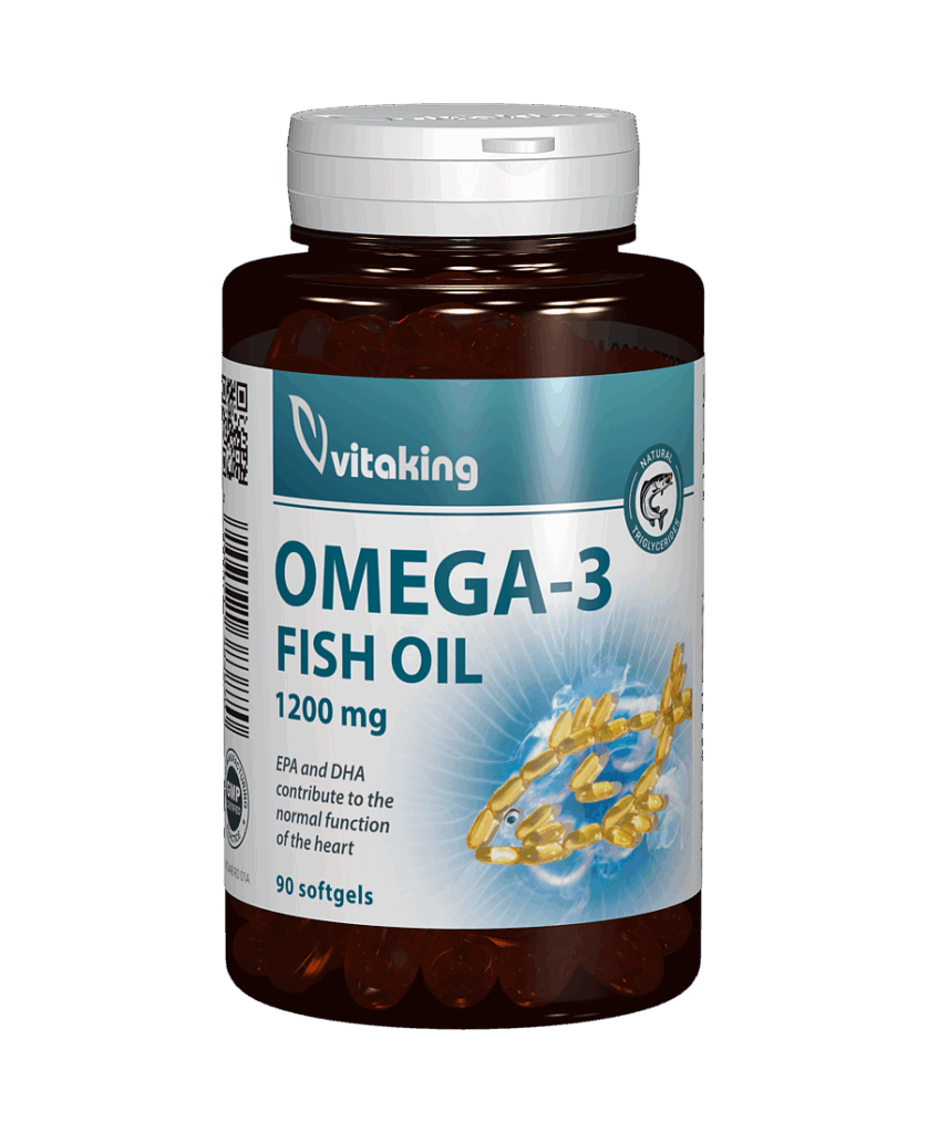 Omega 3 Forte Ulei De Peste Natural 1200mg 90 Capsule