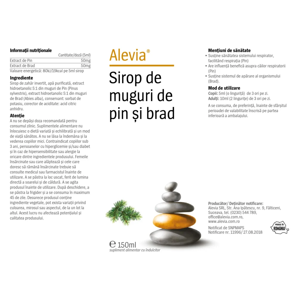 Sirop Muguri Pin Si Brad 150ml Alevia