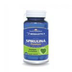 Spirulină Premium - 60 capsule - Herbagetica