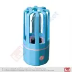 Lampă UVC germicidă portabilă cu ozon KMK-A4-Albastră