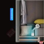 Lampă UVC germicidă portabilă cu ozon KMK-A4-Neagră - imagine 10