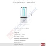 Lampă UVC germicidă portabilă cu ozon KMK-A4-Neagră - imagine 3