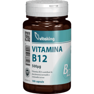 Vitamina B12 Cianocobalamina 500 Mcg 100 Capsule
