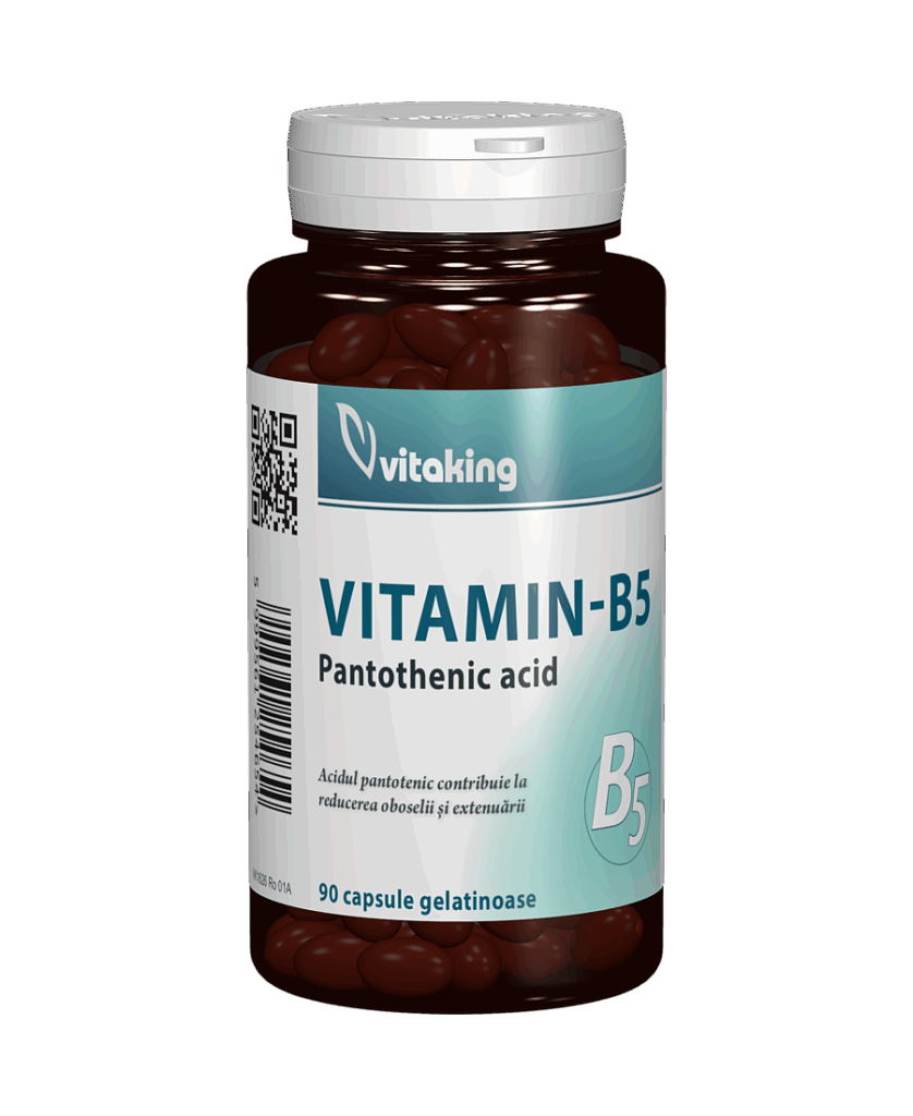 Vitamina B5 Acid Pantotenic 200mg 90 Capsule