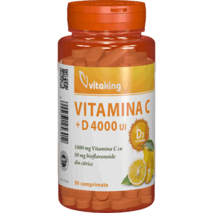 Vitamina C D Cu Bioflavonoide 90 Comprimate