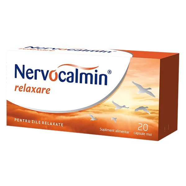 Nervocalmin Relaxare 20 Capsule Biofarm Nervocalmin Relaxare 20 Capsule Biofarm