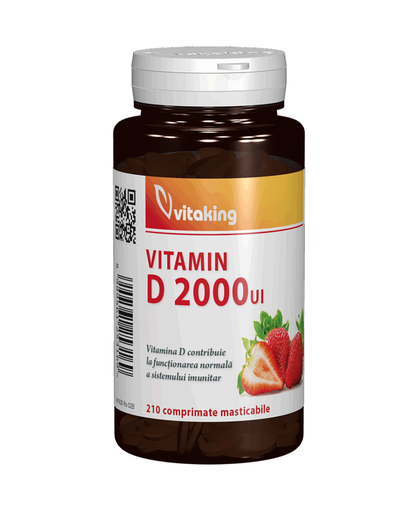 Vitamina D 2000ui Masticabila 210 Comprimate